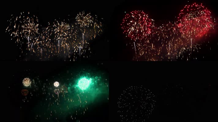 跨年夜烟花烟火礼花火花
