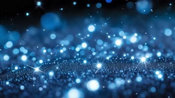 「有版权」梦幻蓝色星星粒子合集4K