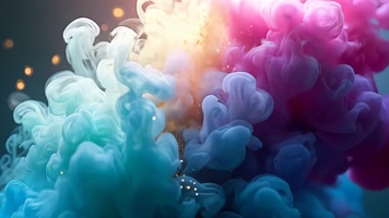 「有版权」梦幻彩墨烟雾飘散合集4K