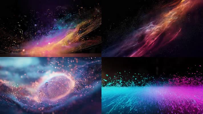 「有版权」舞蹈粒子光线合集4K