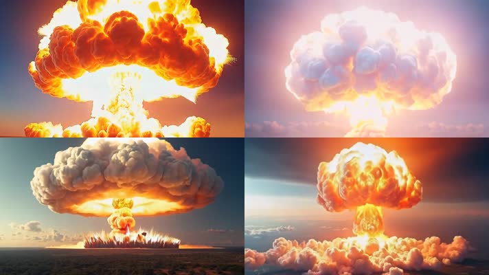 「有版权」原子弹爆炸合集4K