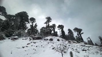 「有版权」冬天车窗外风景合集4K-1