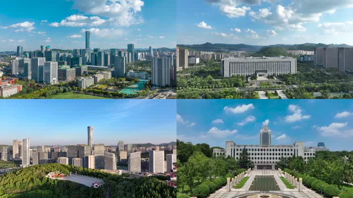 最全济南航拍延时城市地标合集