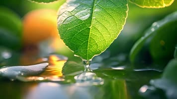 纯音乐且吟春雨舞蹈背景视频素材