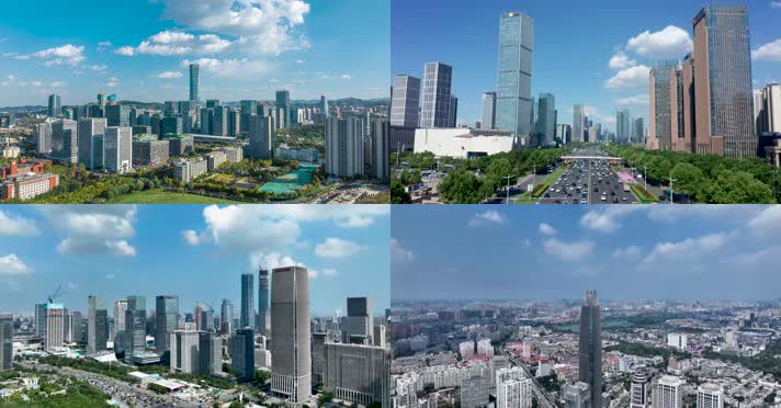 最新济南航拍延时城市地标合集5K