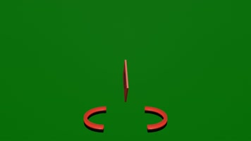 无限循环感悟字牌左右旋转上下运动绿屏抠像