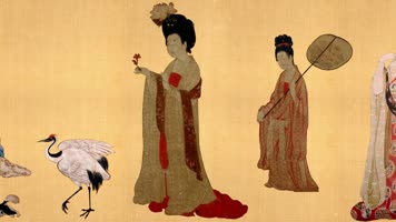 唐代周昉簪花仕女图