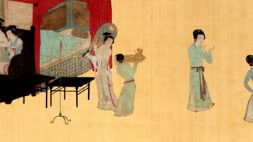 五代顾闳中韩熙载夜宴图全卷