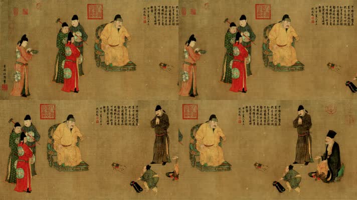 元代任仁发明皇观驴图