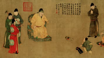 元代任仁发明皇观驴图