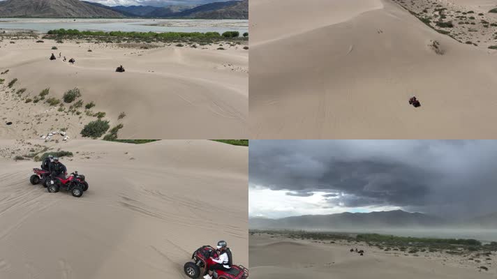 沙地越野摩托车