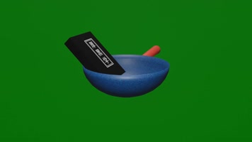 无限无缝循环随铁锅旋转的厚黑学书绿幕抠像