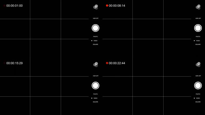 摄像机录制取景框界面动画素材 (7)摄像机录制取景框界面动画素材