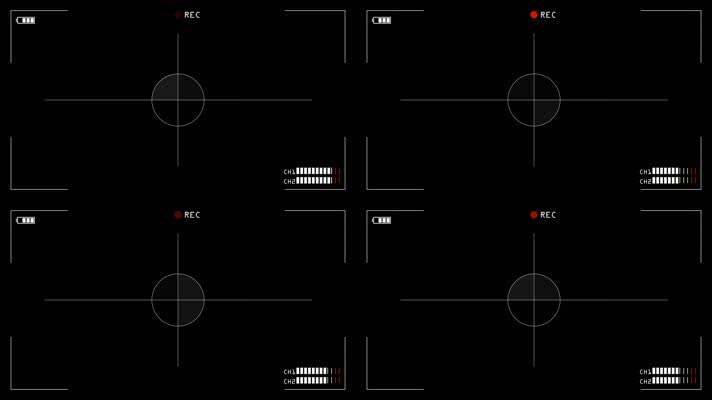 摄像机录制取景框界面动画素材 (2)摄像机录制取景框界面动画素材