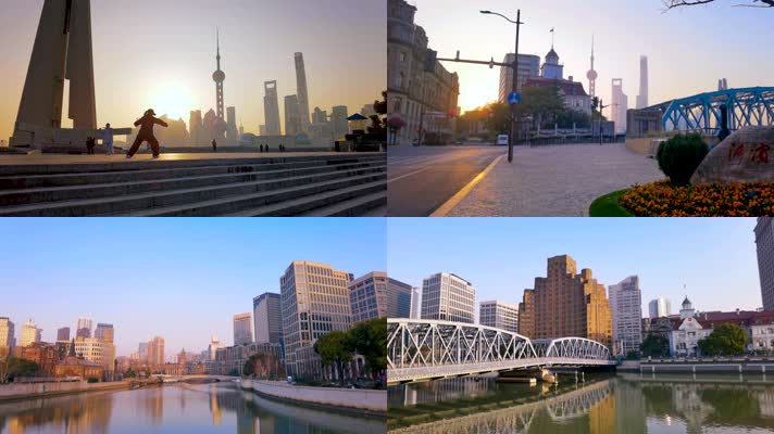 上海外滩的早晨