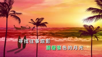 字幕伴奏呼斯楞版 在银色的月光下背景视频 字幕伴奏呼斯楞版 在银色的月光下背景视频